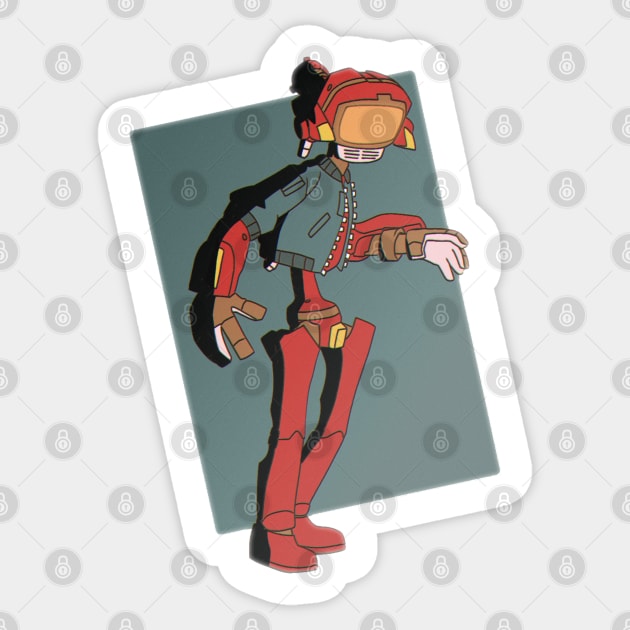 Fooly cooly : Canti Sticker by Atzon